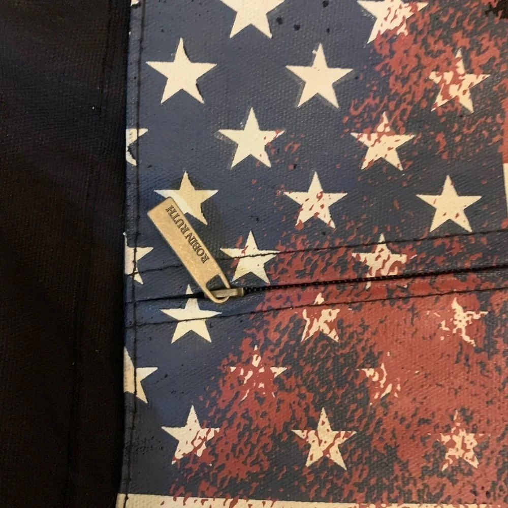 Robin Ruth New York USA Flag Print Messenger Bag